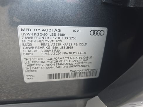 Used 2023 Audi Q5 2.0T Prestige w/ Prestige Package AWD/4WD image 32