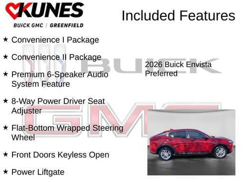 New 2026 Buick Envista Preferred w/ Convenience I Package FWD image 3
