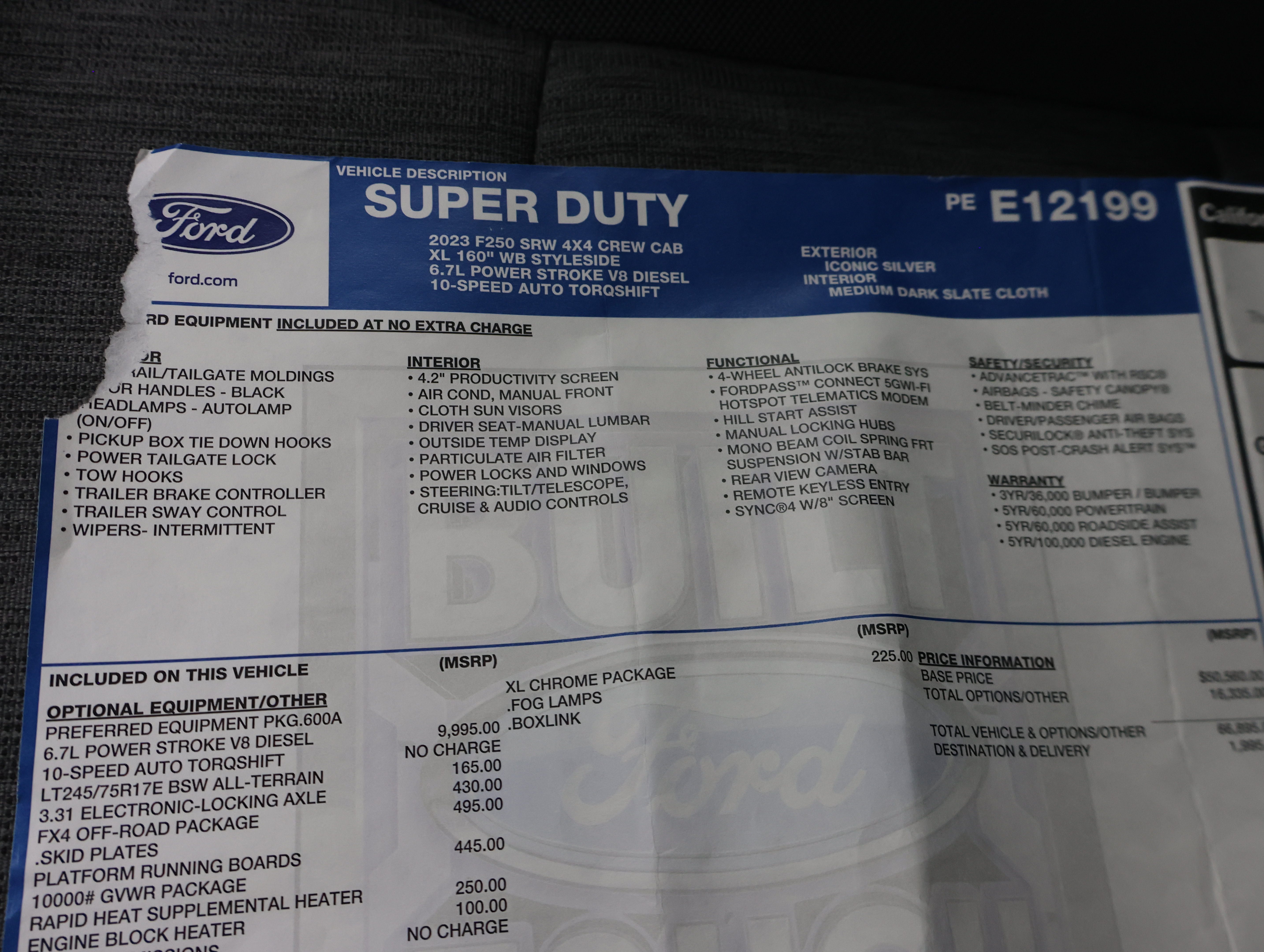 Used 2023 Ford F250 XL w/ 360-Degree Camera Package AWD/4WD image 59