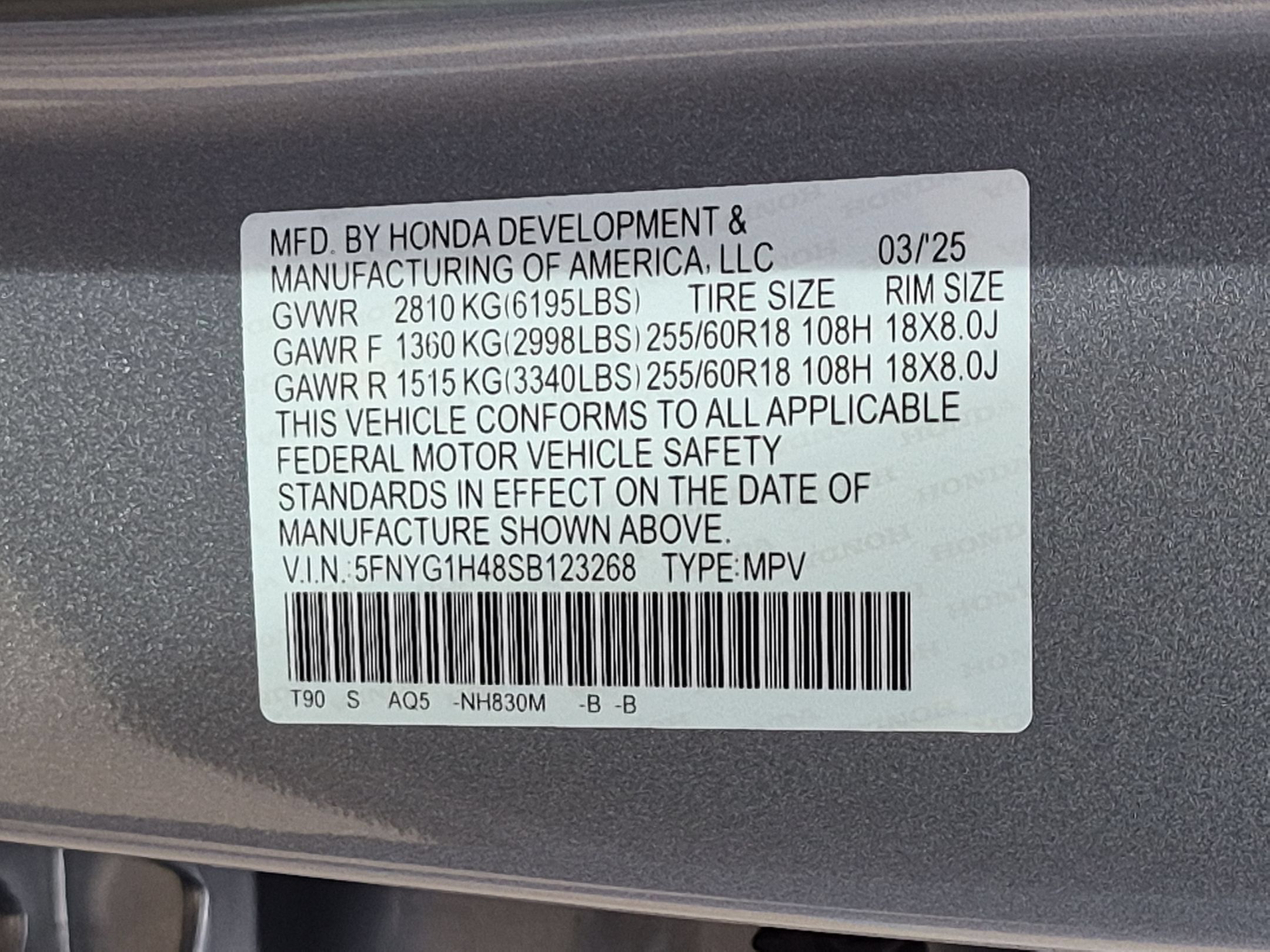 Certified 2025 Honda Pilot EX-L image 32