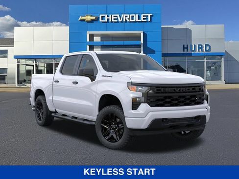 New 2026 Chevrolet Silverado 1500 Custom w/ Turbomax Blackout Package AWD/4WD image 8