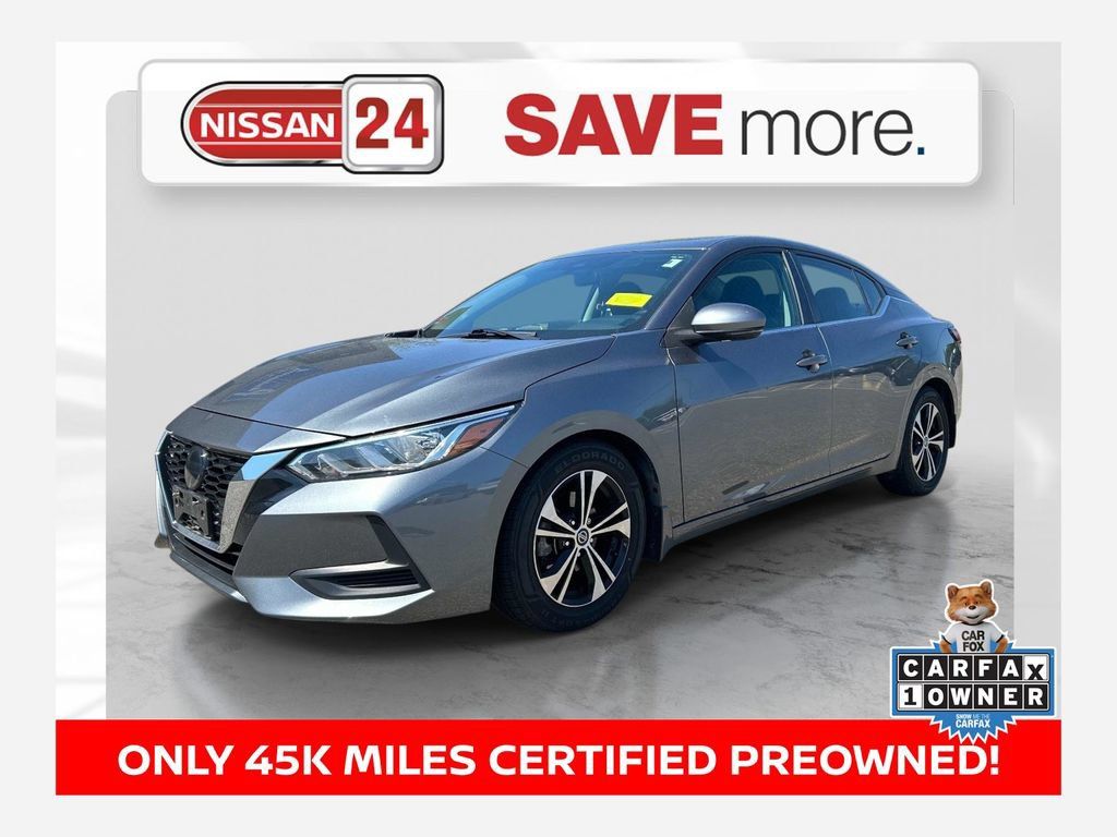 Certified 2020 Nissan Sentra SV FWD image 1