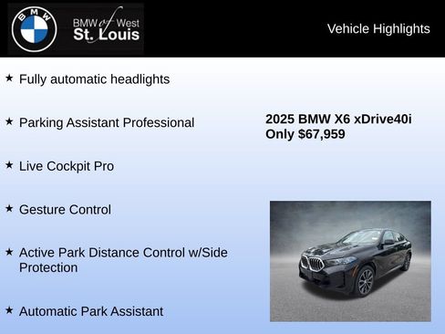 Used 2025 BMW X6 xDrive40i AWD/4WD image 31