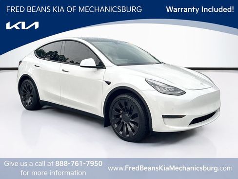 Used 2021 Tesla Model Y Long Range AWD/4WD image 1