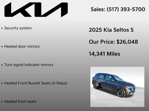 Used 2025 Kia Seltos S AWD/4WD image 12