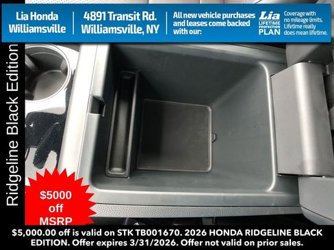 New 2026 Honda Ridgeline Black Edition image 24
