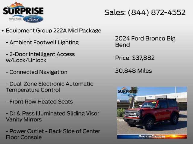 Certified 2024 Ford Bronco Big Bend AWD/4WD image 7
