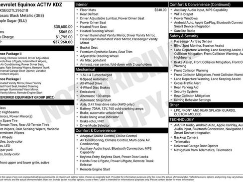 New 2026 Chevrolet Equinox ACTIV image 25