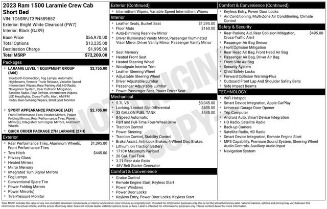 Used 2023 RAM 1500 Laramie AWD/4WD image 6