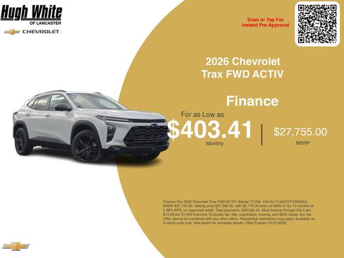 New 2026 Chevrolet Trax ACTIV w/ Driver Confidence Package image 6