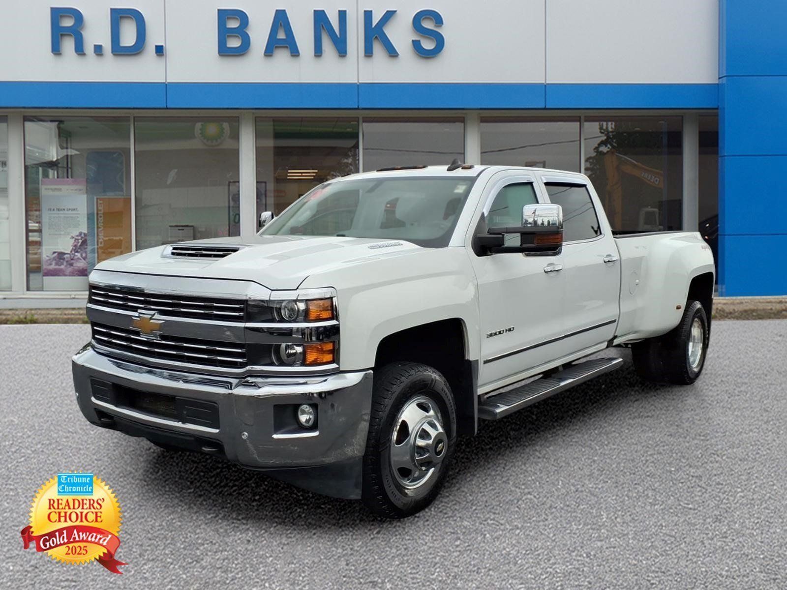 Used 2018 Chevrolet Silverado 3500 LTZ w/ Duramax Plus Package AWD/4WD image 1