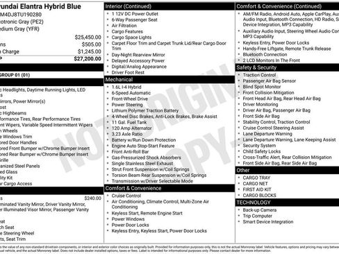 New 2026 Hyundai Elantra Blue image 4
