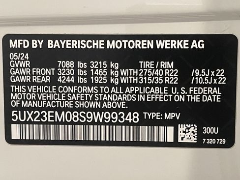 Used 2025 BMW X7 xDrive40i w/ M Sport Package AWD/4WD image 25