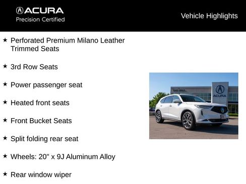 Certified 2024 Acura MDX SH-AWD w/ Technology Package image 21
