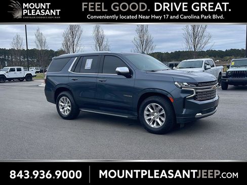 Used 2021 Chevrolet Tahoe Premier w/ Premium Package AWD/4WD image 1