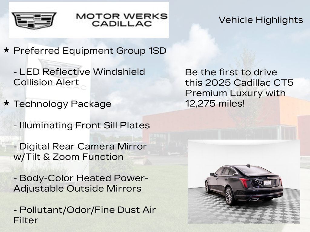 Certified 2025 Cadillac CT5 Premium Luxury w/ Technology Package AWD/4WD image 7