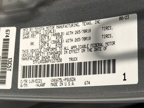 Used 2023 Toyota Tundra SR5 w/ SR5 Premium Package AWD/4WD image 26