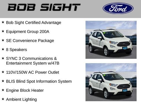 Used 2022 Ford EcoSport SE w/ SE Convenience Package AWD/4WD image 3