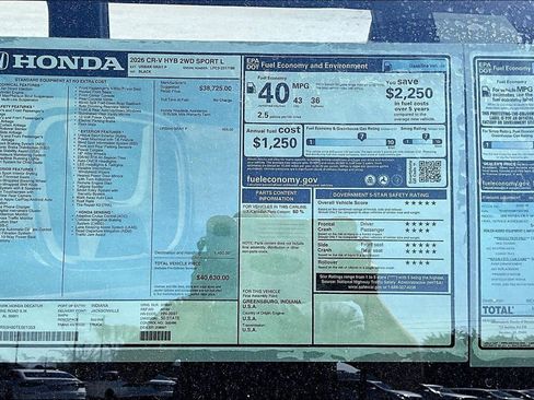 New 2026 Honda CR-V Sport-L image 14