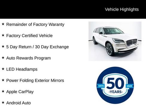 Used 2024 Lincoln Aviator Reserve w/ Equipment Group 201A AWD/4WD image 8
