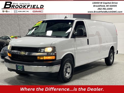 Certified 2021 Chevrolet Express 3500 Extended w/ Driver Convenience Package RWD image 1