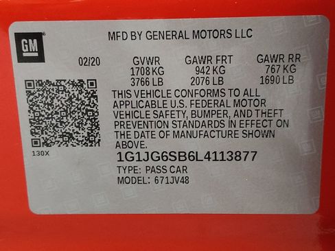 Used 2020 Chevrolet Sonic LT FWD image 33
