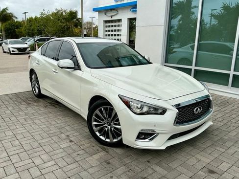 Used 2023 INFINITI Q50 Luxe w/ Cargo Package RWD image 1
