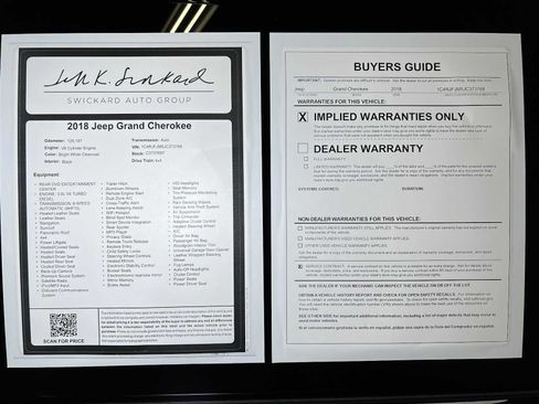 Used 2018 Jeep Grand Cherokee Summit AWD/4WD image 46
