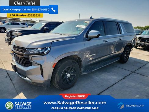 Used 2021 Chevrolet Suburban LT RWD image 1