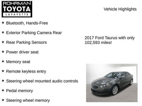 Used 2017 Ford Taurus Limited FWD image 7