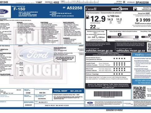 Used 2025 Ford F150 Tremor w/ Bed Utility Package AWD/4WD image 41
