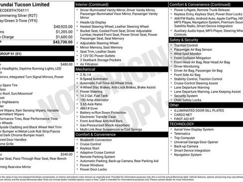 New 2026 Hyundai Tucson Limited image 1