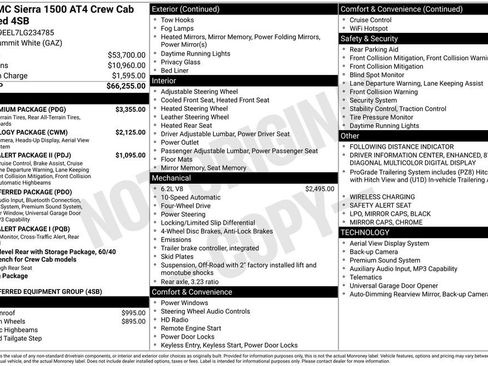 Used 2020 GMC Sierra 1500 AT4 w/ AT4 Premium Package AWD/4WD image 3