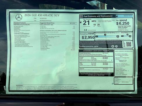 Used 2026 Mercedes-Benz GLE 450 4MATIC image 26