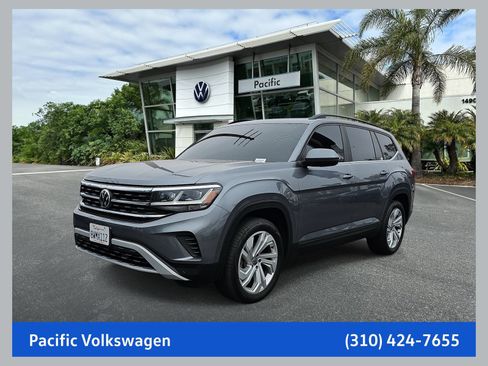Used 2021 Volkswagen Atlas SE w/ Panoramic Sunroof Package FWD image 1