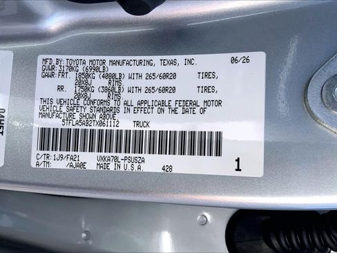 Used 2026 Toyota Tundra SR5 w/ SX Package RWD image 21