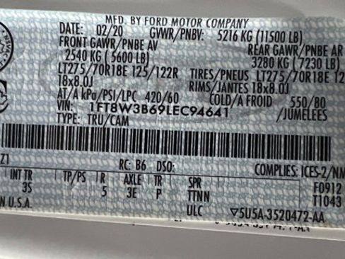 Used 2020 Ford F350 XLT w/ XLT Value Package image 55