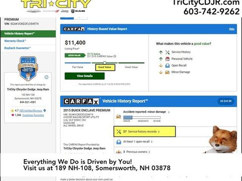 Used 2015 Buick Enclave Premium image 4