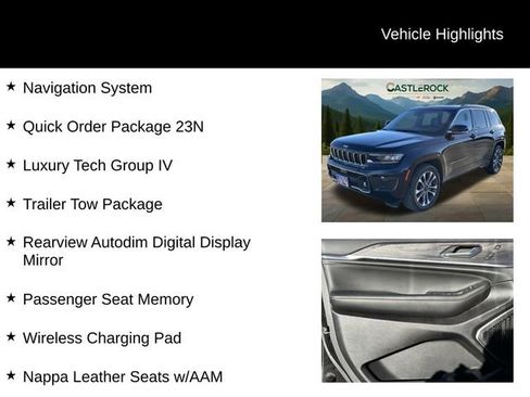 New 2025 Jeep Grand Cherokee Overland w/ Luxury Tech Group IV image 8