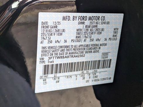 New 2026 Ford Maverick Lariat w/ Black Appearance Package AWD/4WD image 19