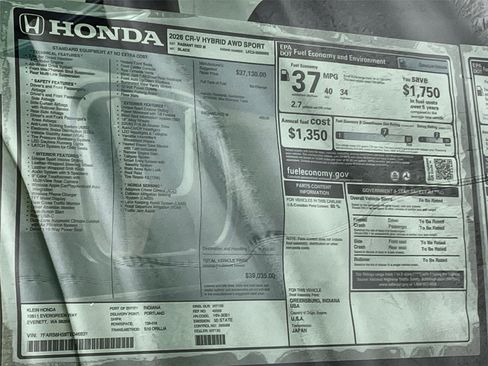 New 2026 Honda CR-V Sport image 34