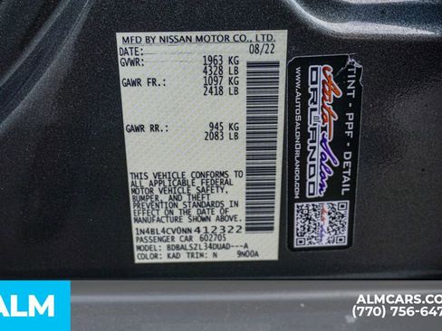 Used 2022 Nissan Altima 2.5 SR w/ Midnight Edition Package image 55