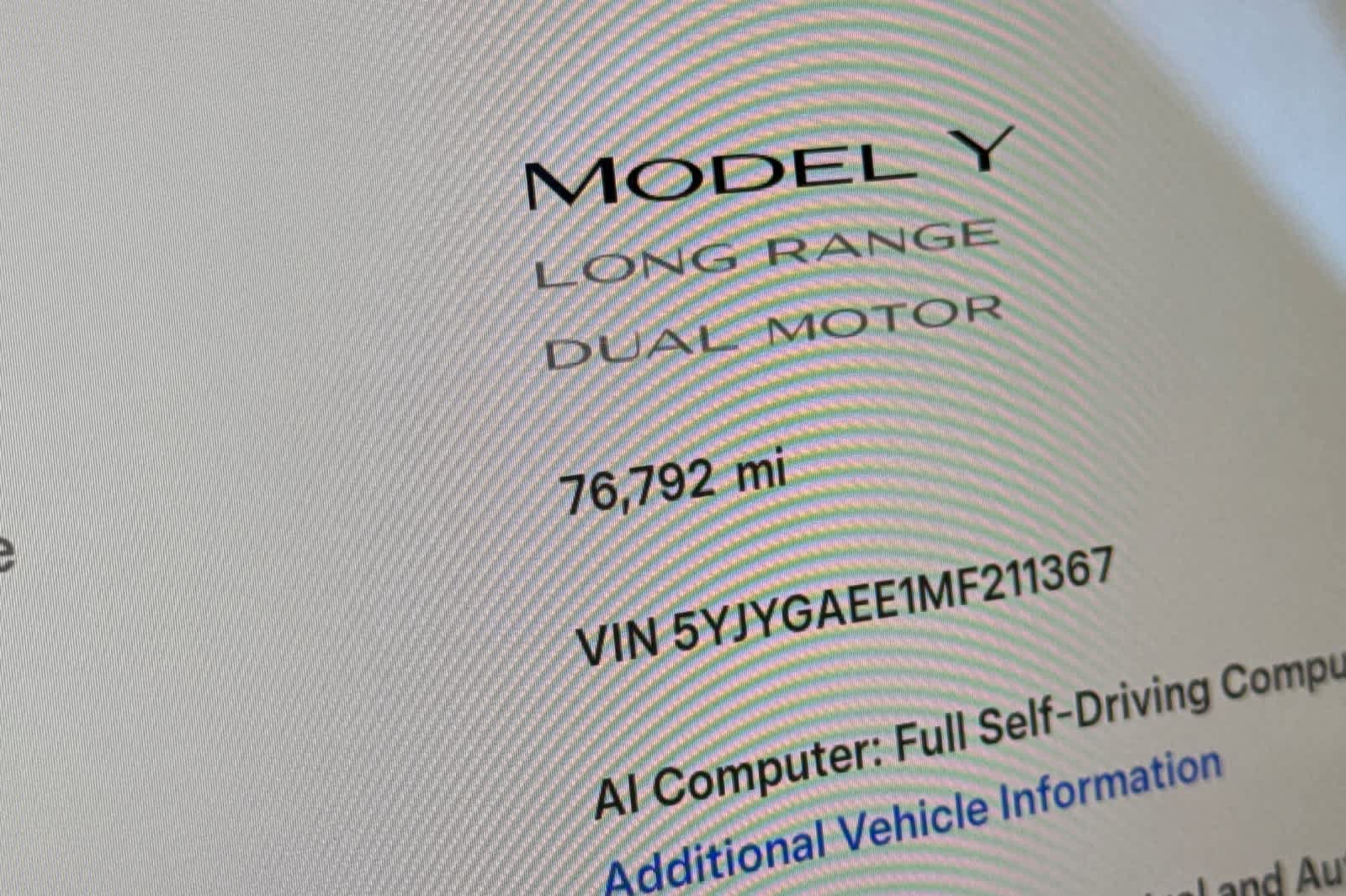 Used 2021 Tesla Model Y Long Range AWD/4WD image 29