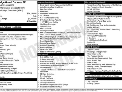 Used 2018 Dodge Grand Caravan SE FWD image 69
