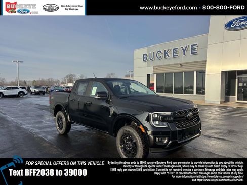 New 2025 Ford Ranger Lariat w/ Black Appearance Package image 1
