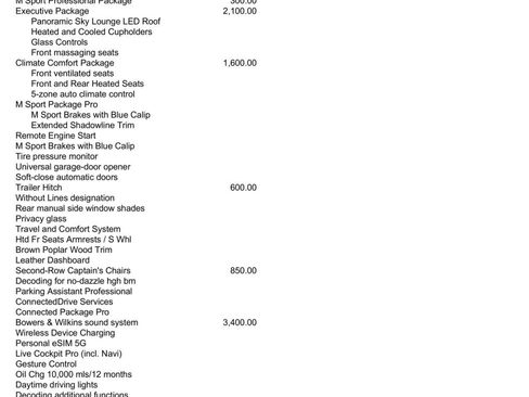 Used 2023 BMW X7 M60i w/ Executive Package image 11