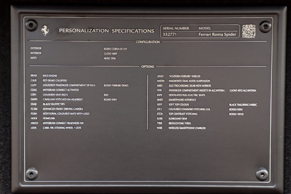 Certified 2026 Ferrari Roma Spider RWD image 17