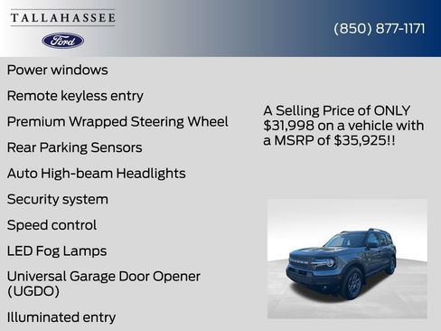 New 2025 Ford Bronco Sport Big Bend w/ Convenience Package image 23