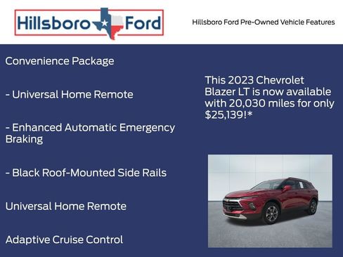 Used 2023 Chevrolet Blazer LT w/ Convenience Package image 10