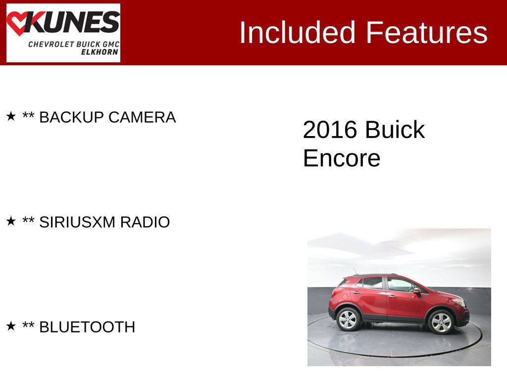 Used 2016 Buick Encore FWD image 2